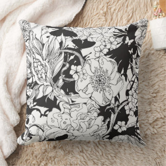 BLACK DAHLIA PILLOW KUSSEN