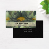 Black Daisies Floral Art Visitekaartjes (Bureau)