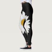 Black Daisy-Leggings Leggings (Links)