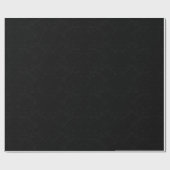 Black Damask Cadeaupapier (Vlak)