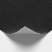 Black Damask Cadeaupapier (Hoek)