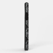 Black Damask Case-Mate iPhone Case (Achterkant/rechts)
