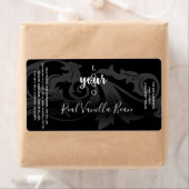 Black Damask Cold Process Soap Label Sjabloon (Insitu)