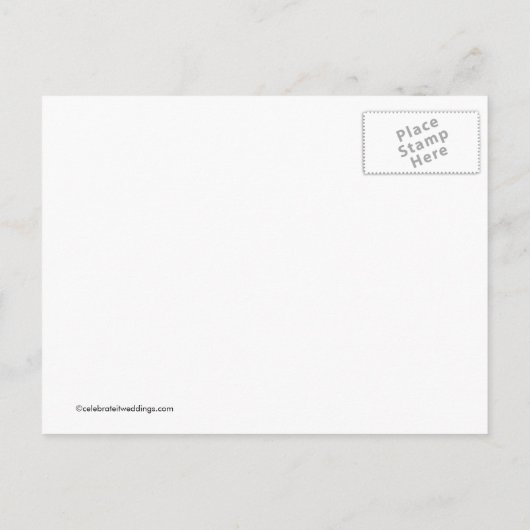 Black Damask Foto Opslaan van de datum BRIEFKAART! Aankondigingskaart (Achterkant)