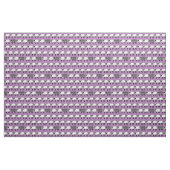 Black Damask Sheep op Paars Stof (Yard (91,4 cm))