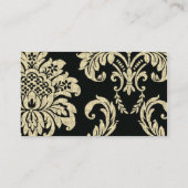 Black Damask Table Place Card Holders Plaatskaartje (Achterkant)