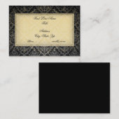 Black Damask Visitekaartje (Voorkant / Achterkant)