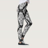 Black Damask Women's Leggings (Rechts)