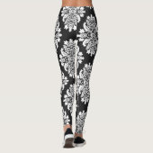 Black Damask Women's Leggings (Achterkant)