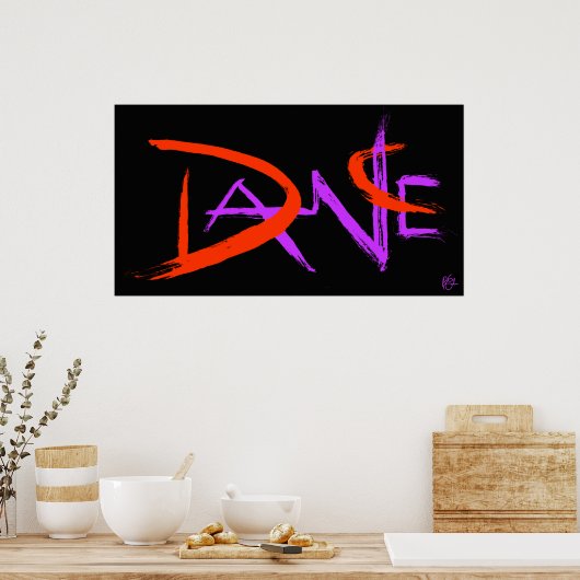 Black Dance Poster (Keuken)