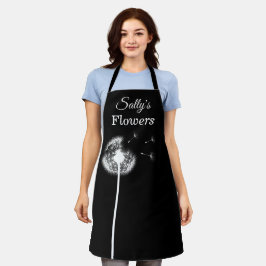 Black Dandelion Apron Schort