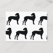 Black Dane Dog, Aangepast Visitekaartje (Achterkant)