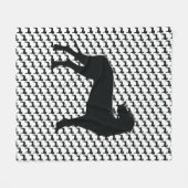 Black Dane Fleece Deken (Voorkant (Horizontaal))