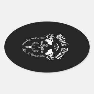 Black Death 777 - Catskill Mountain Lager Ovale Sticker