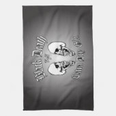 Black Death 777 - Extra droge gin Theedoek (Verticaal)