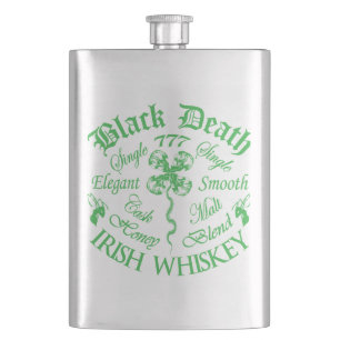 Black Death 777 - Honey Irish Whiskey - Roestvrij Flacon