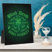 Black Death 777 - Honing Ierse Whiskey Fotoplaat (Zijkant)