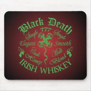 Black Death 777 - Honing Ierse Whiskey Muismat