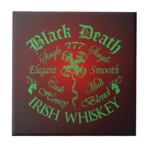 Black Death 777 - Honing Ierse Whiskey Tegeltje
