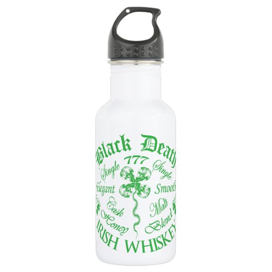 Black Death 777 - Honing Ierse Whiskey Waterfles (Voorkant)