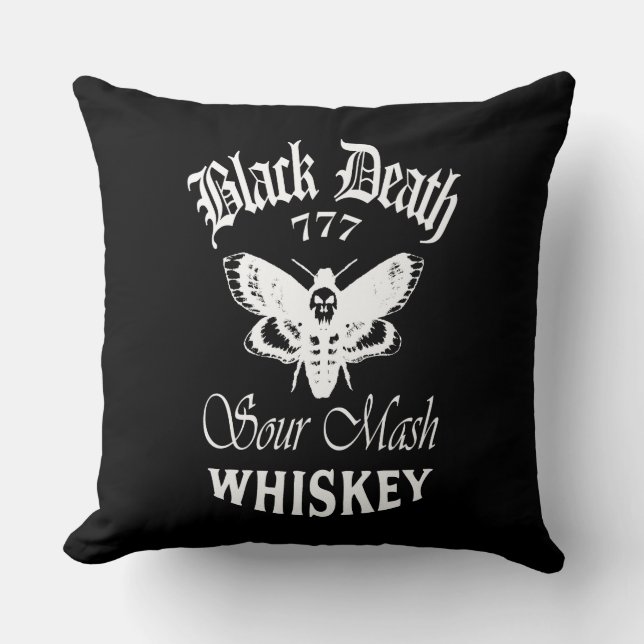 Black Death 777 - Pest Whiskey - Kussen (Voorkant)