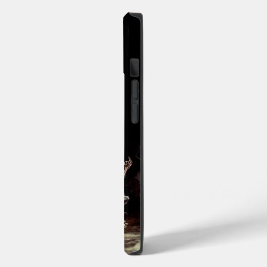 Black Death Dancing Skeletons Halloween Case-Mate iPhone Case (Achterkant / Links)