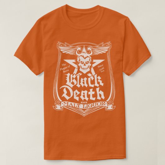 Black Death Malt Liquor T-shirt (Design voorkant)