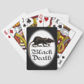 Black Death Rat Pplaykaarten Speelkaarten (Achterkant)