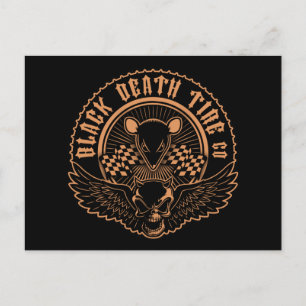 Black Death Tire Co. - or Briefkaart