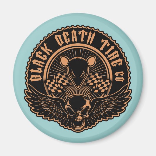Black Death Tire Co. - or Magneet (Voorkant)