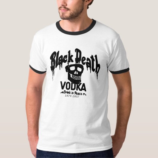 black death vodka t-shirt (Voorkant)