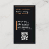 Black Deer Visitekaartje (Achterkant)