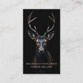 Black Deer Visitekaartje (Voorkant)