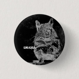 BLACK DEGU RONDE BUTTON 3,2 CM