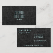 Black Denim Visitekaartje (Voorkant / Achterkant)