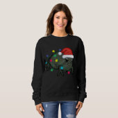 Black Desert Rain Frog Santa Hat Christmas Tree Li Trui (Voorkant volledig)
