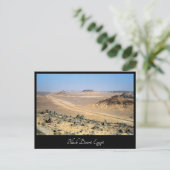 Black Desert Uitzicht, Farafra, Egypte Briefkaart (Staand voorkant)