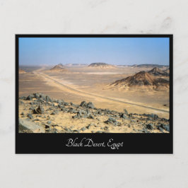 Black Desert Uitzicht, Farafra, Egypte Briefkaart