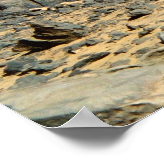 Black Desert Uitzicht, Farafra, Egypte Poster (Hoek)