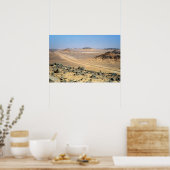 Black Desert Uitzicht, Farafra, Egypte Poster (Keuken)
