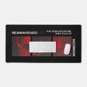 Black Deskmat Dark Bureaumat (Keyboard & Muis)