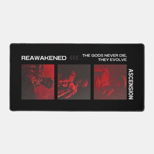 Black Deskmat Dark Bureaumat (Voorkant)