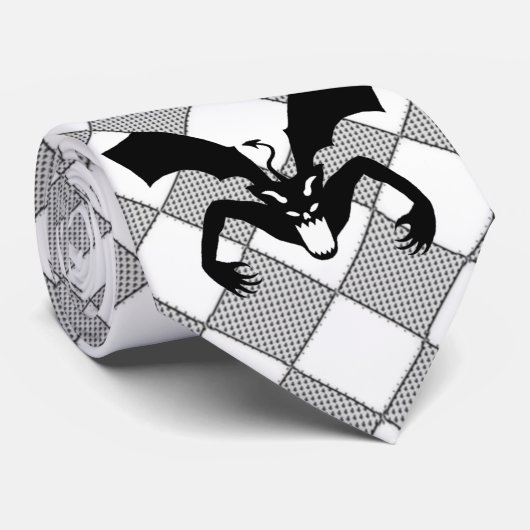 Black Devil Stropdas (Opgerold)