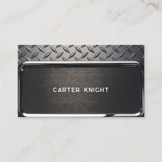 Black Diamond Bord Steel Visitekaartje (Voorkant)