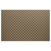 Black Diamond Burst op Golden Tan Pattern Stof (Fat Quarter)