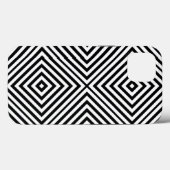 Black Diamond Chevron @ Emporiomoffa Case-Mate iPhone Case (Achterkant (horizontaal))
