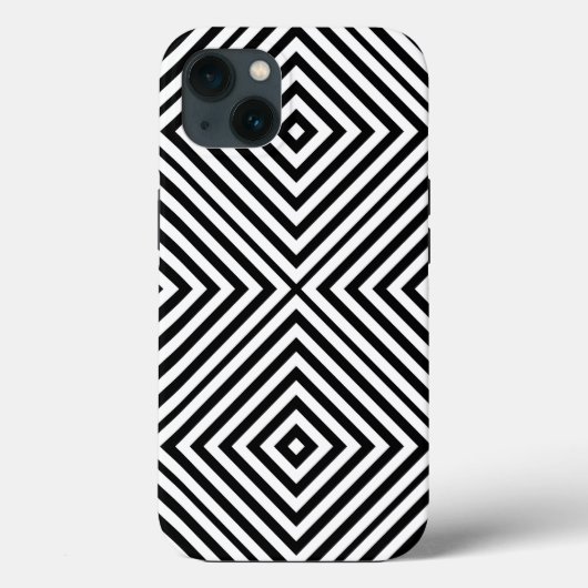 Black Diamond Chevron @ Emporiomoffa Case-Mate iPhone Case (Achterkant)