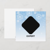 Black Diamond Expert Skier Notitiekaartje (Voorkant / Achterkant)