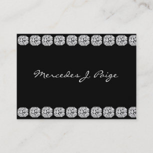 BLACK DIAMOND FAUX Visitekaartje