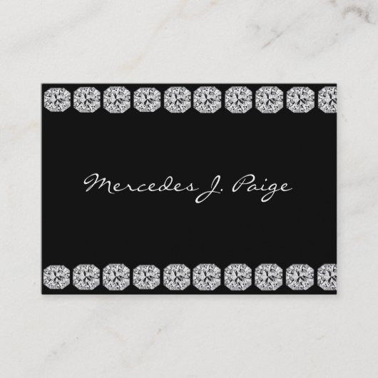 BLACK DIAMOND FAUX Visitekaartje (Voorkant)